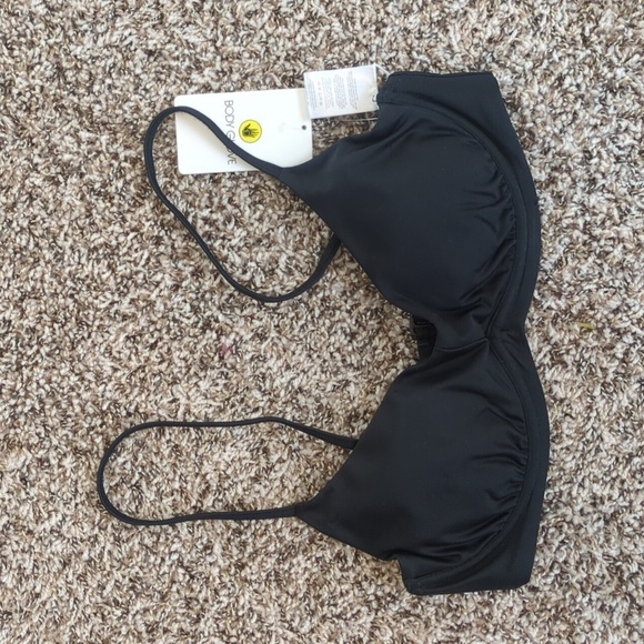 Body Glove smoothies black palmer swim suit underwire bikini top 💋 - Picture 2 of 9